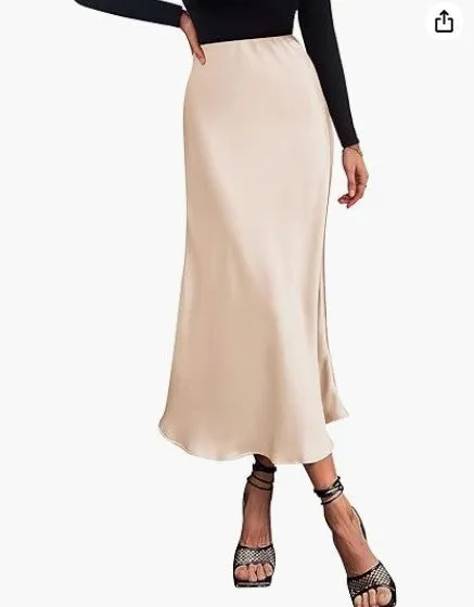 Satin Maxi Skirts