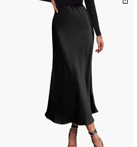 Satin Maxi Skirts