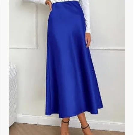 Satin Maxi Skirts