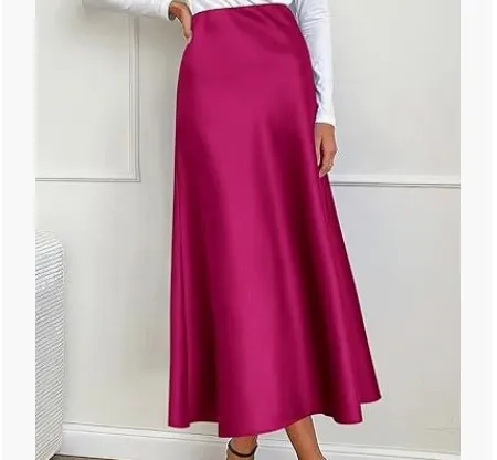 Satin Maxi Skirts