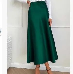 Satin Maxi Skirts