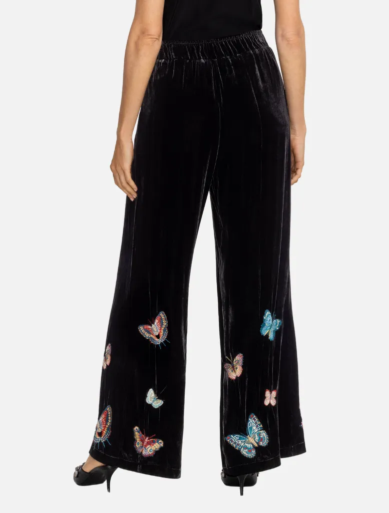 Seamed  Wide Leg Pants  - Luciana