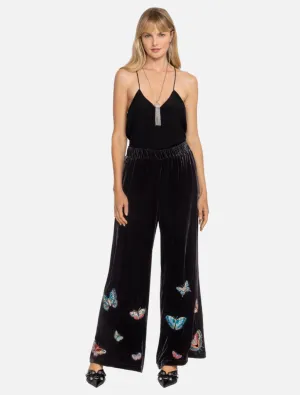 Seamed  Wide Leg Pants  - Luciana