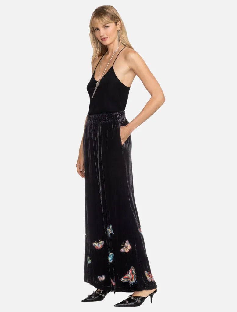 Seamed  Wide Leg Pants  - Luciana