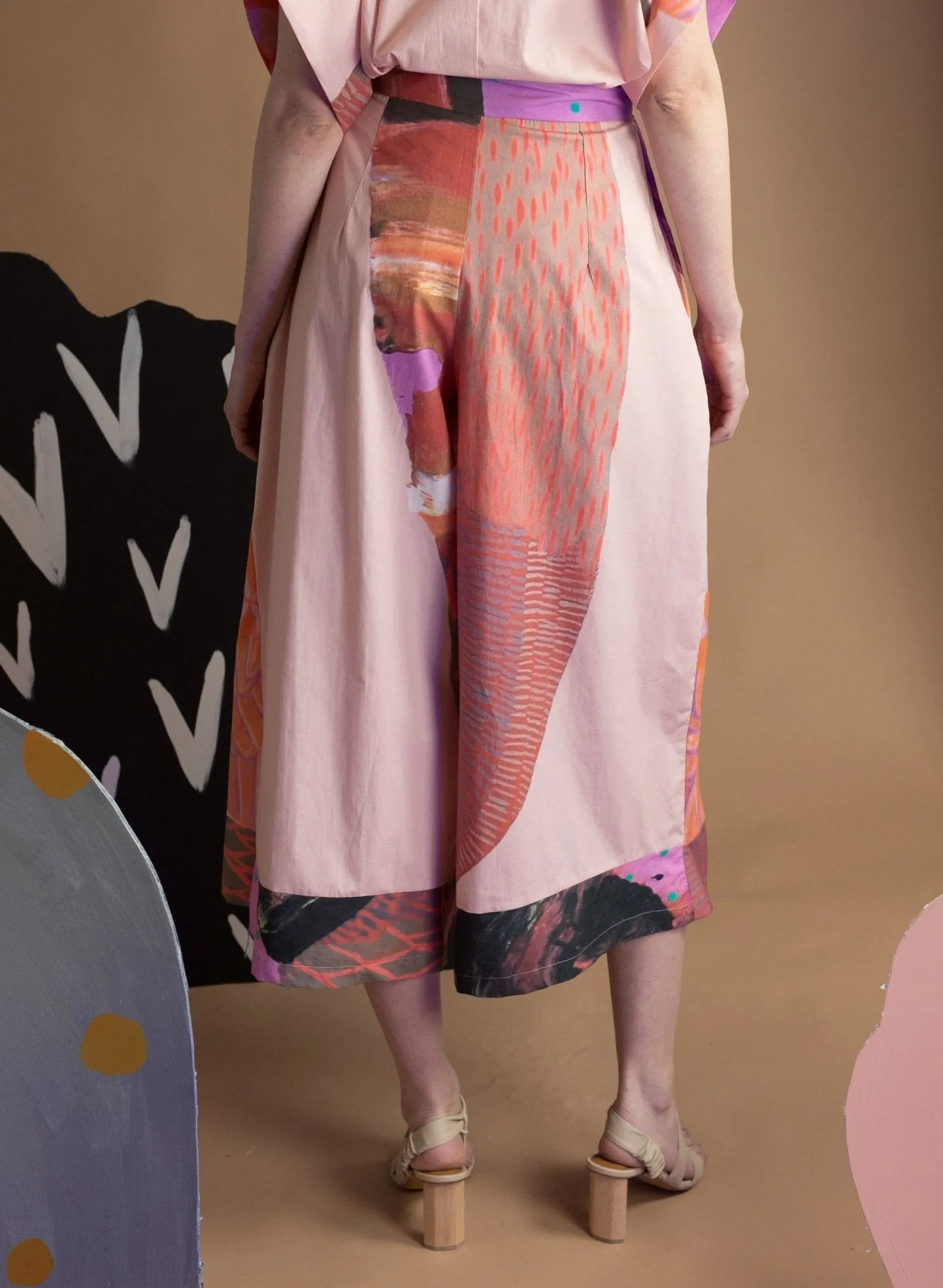 Secret Wide Leg Pant - Secret Drawer Print