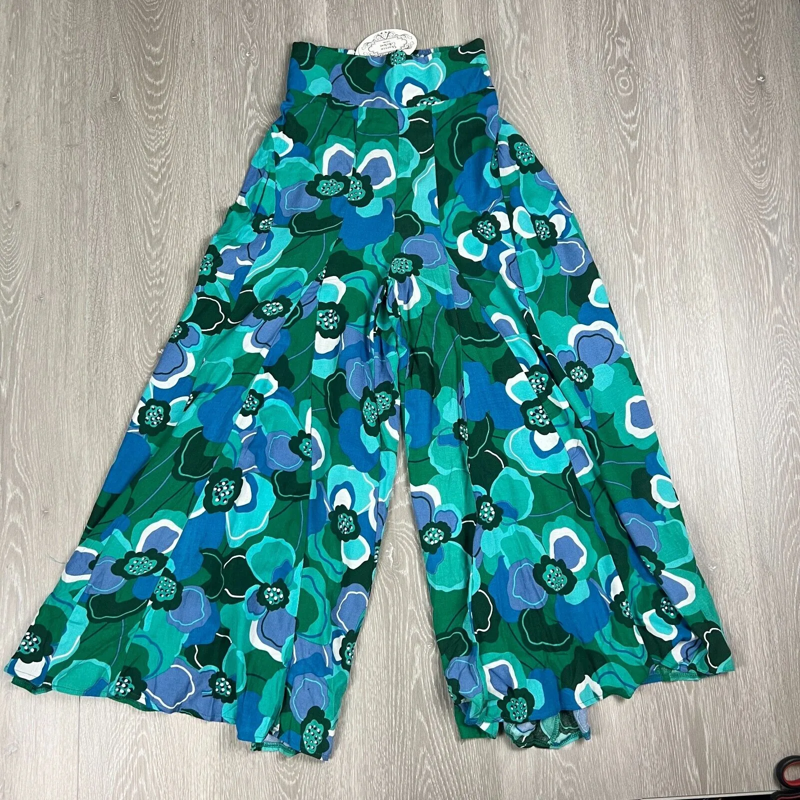Shareen Collection Womens Wide Leg Casual Pants Size 8 (New)