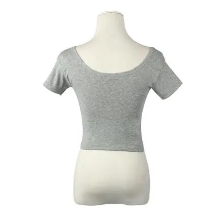 Short Sleeves Tops Women Basic Tees Cropped Tops Fashion Slim Brand Fitting Tank Tops Corset