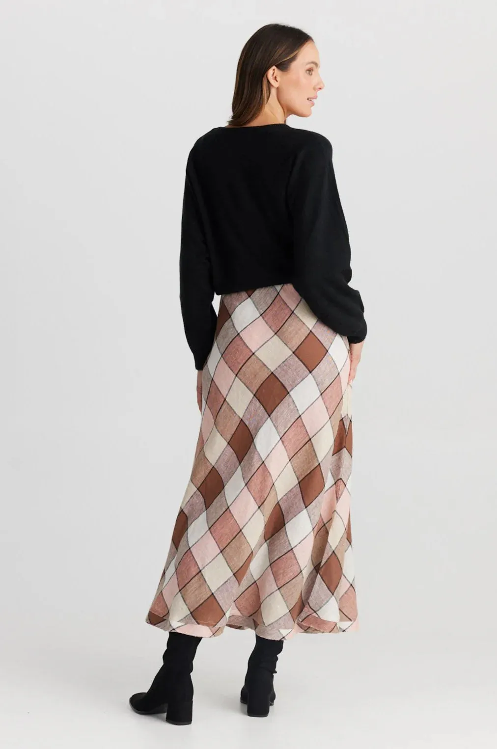 Sicily Skirt - Catalan Check