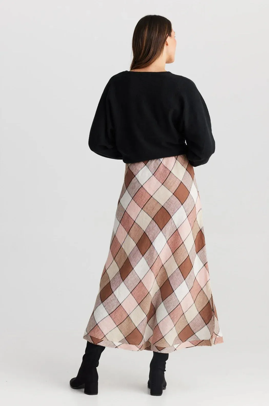 Sicily Skirt - Catalan Check