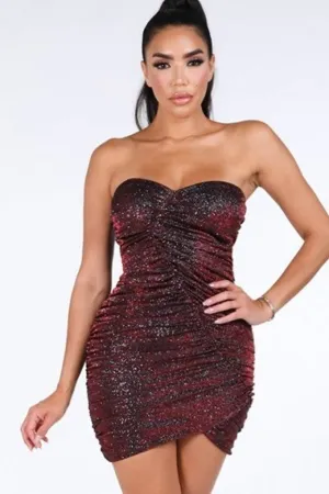 Sleek and Chic Glitter Dress