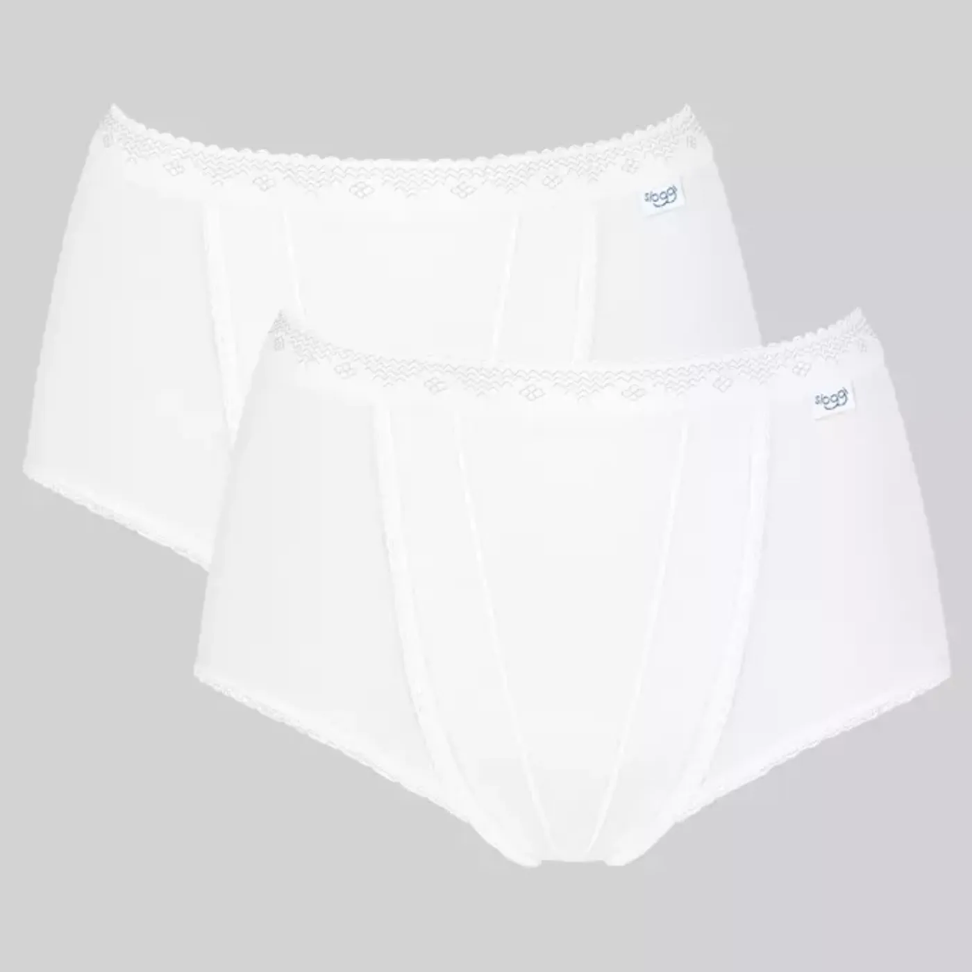 Sloggi Control Maxi Briefs 2 Pack | White