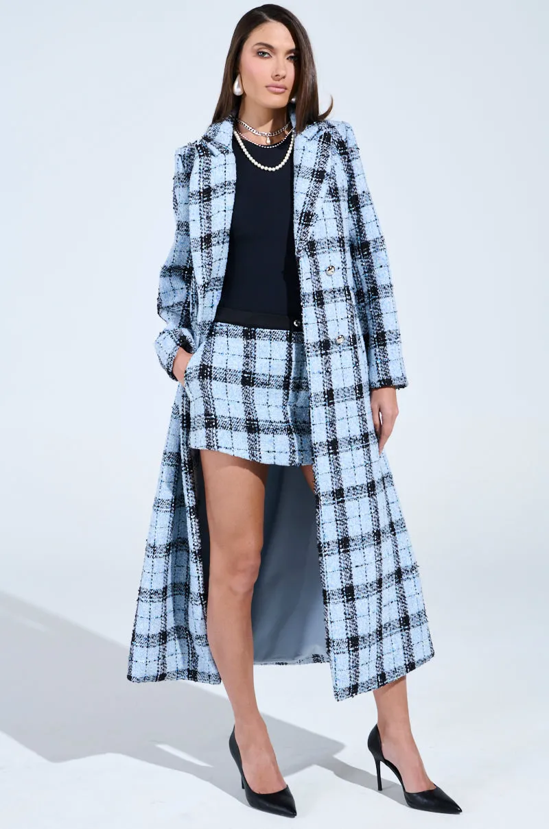 SMOOTH TRANSITION TWEED TRENCH