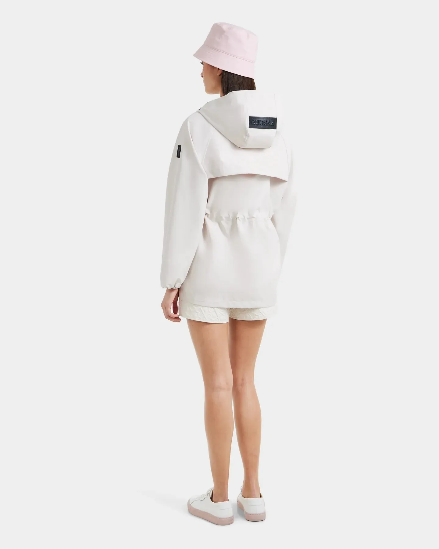 Sophie Hooded Rain Trench - Vanilla