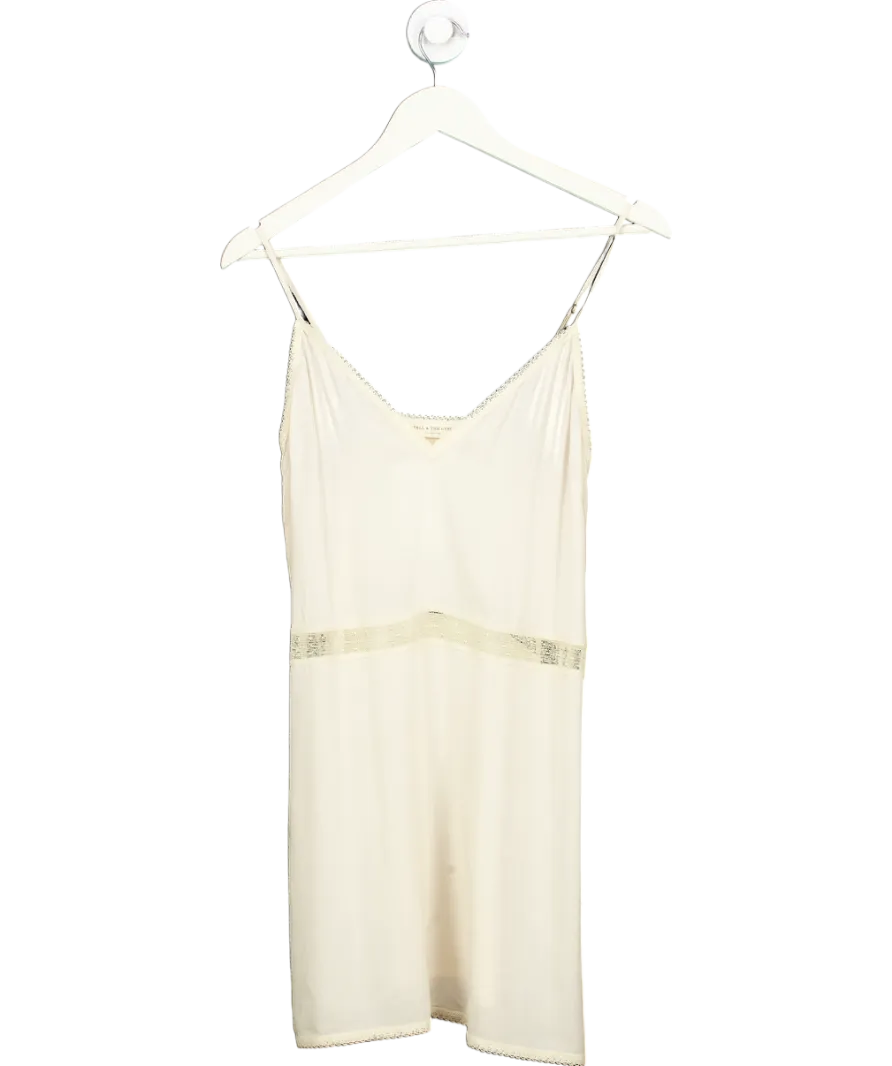 Spell & The Gypsy Cream Mini Slip Dress UK S