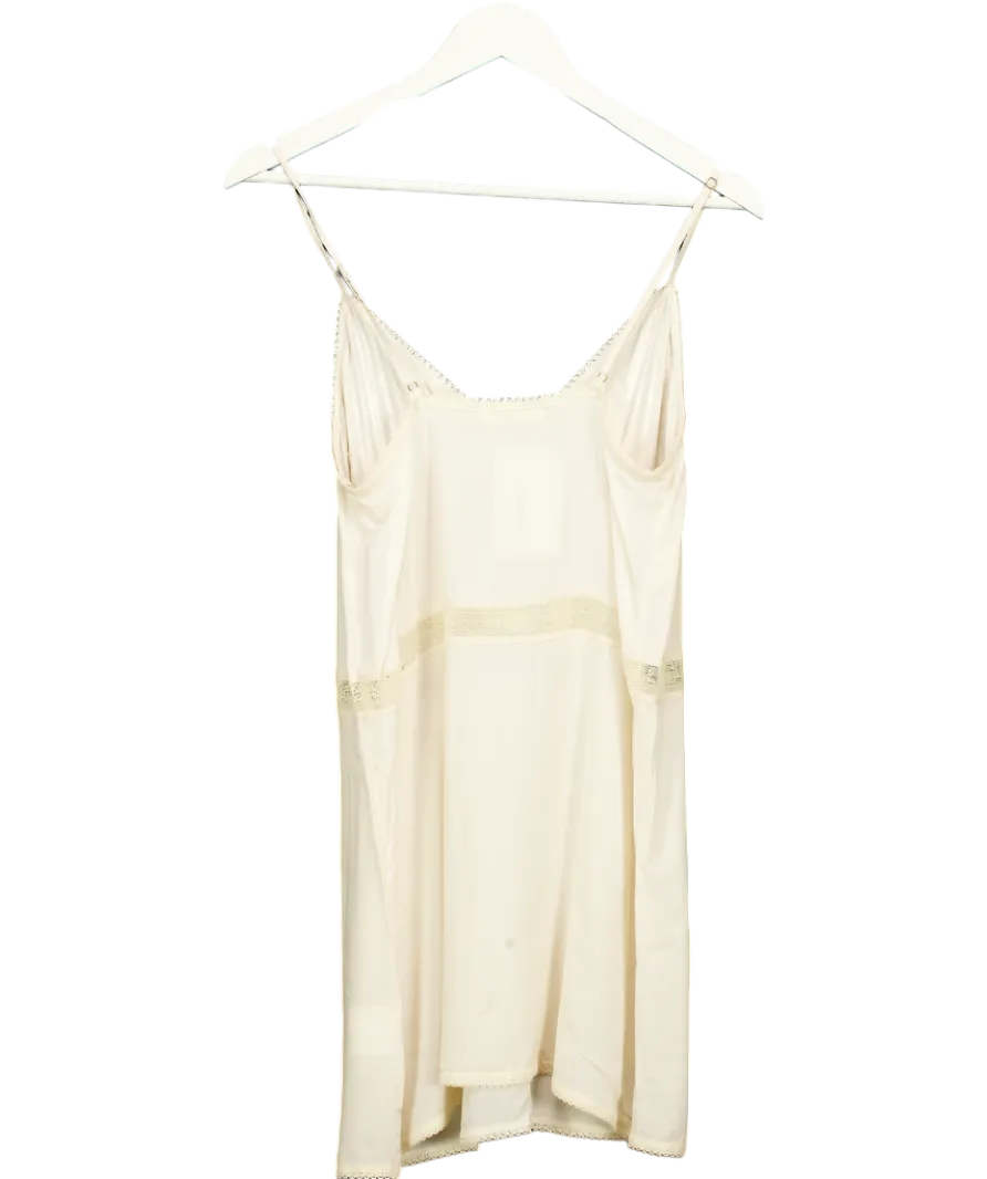 Spell & The Gypsy Cream Mini Slip Dress UK S