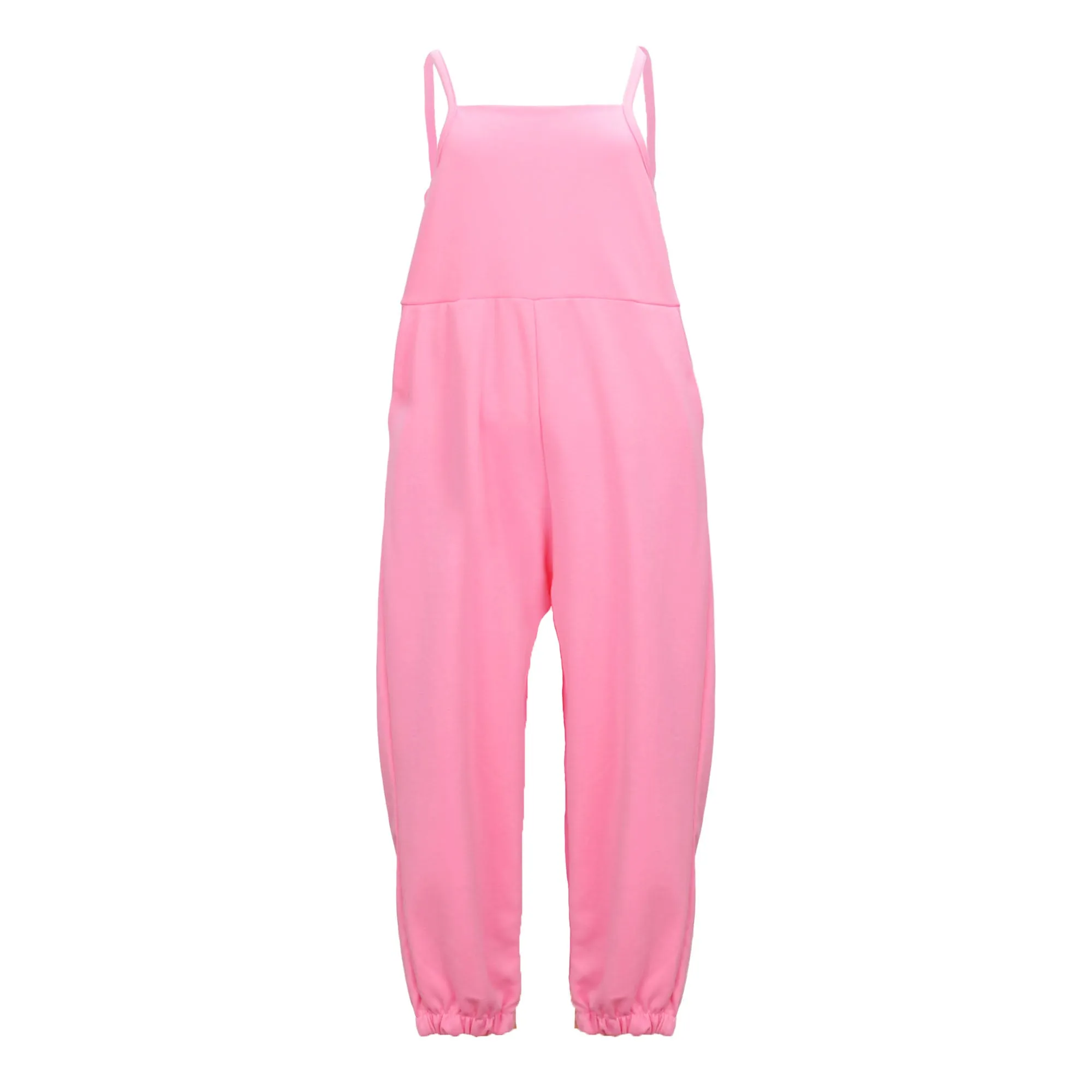 Square Neckline Jogger Ankle Jumpsuit