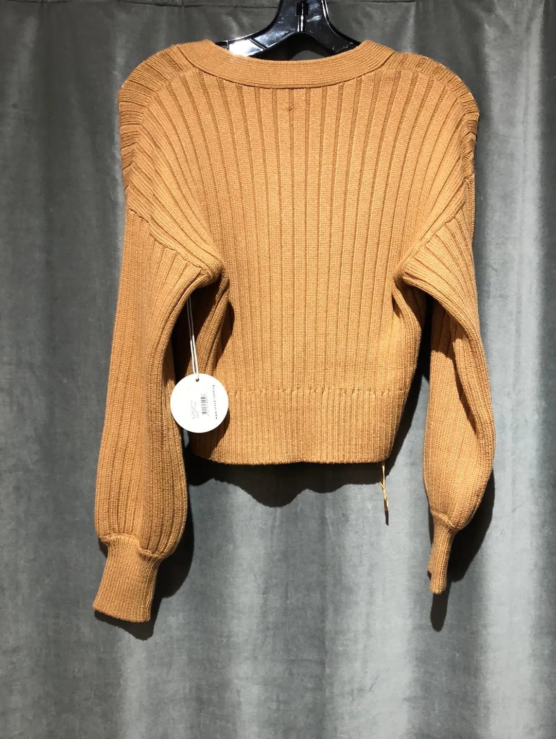 Staud Camel 'Eloise' cropped Cardigan