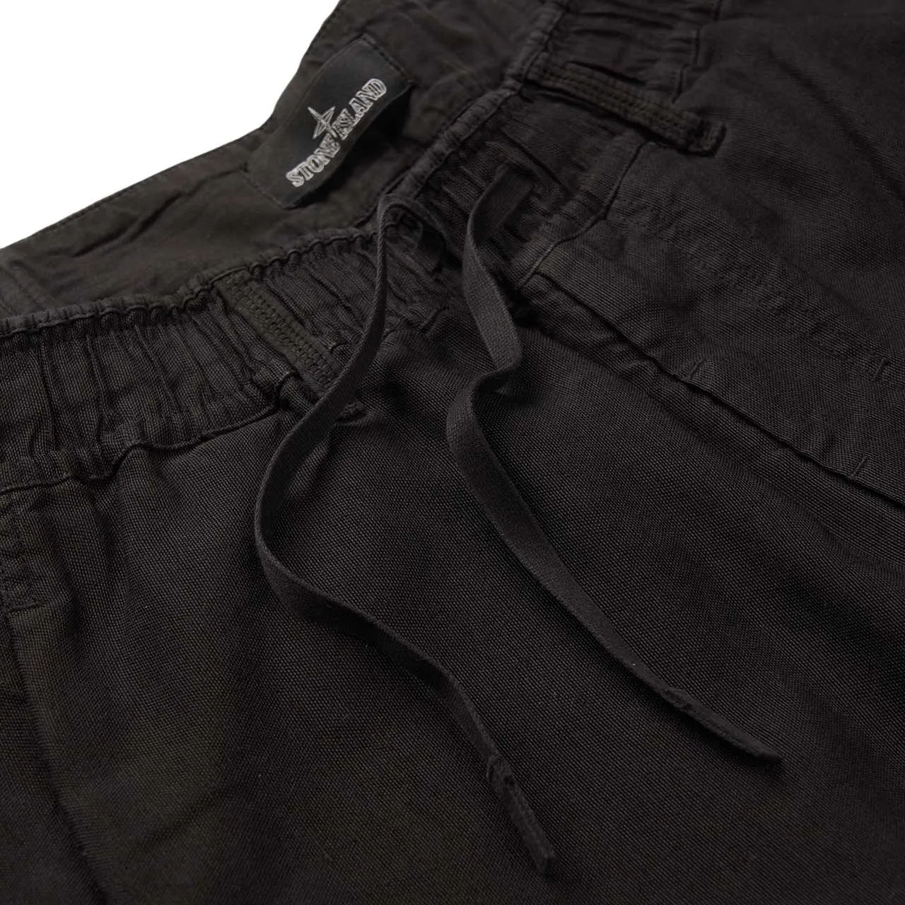 stone island shadow project cropped drawstring pants (black)