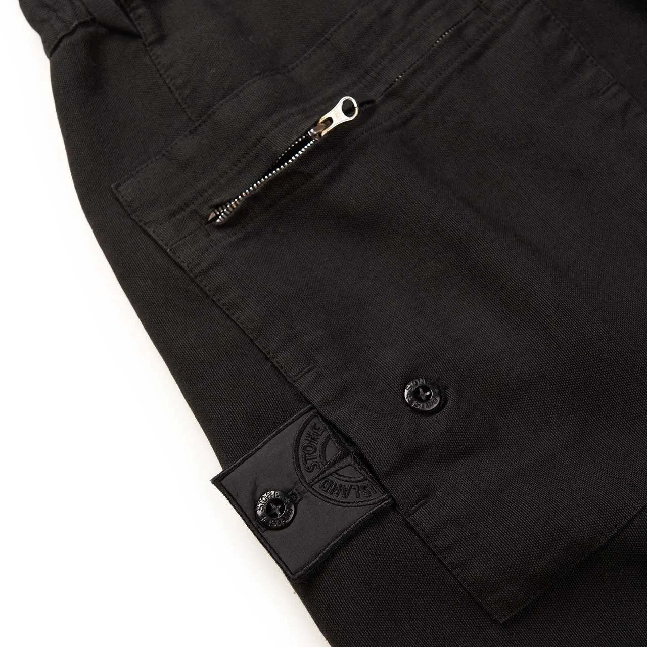stone island shadow project cropped drawstring pants (black)