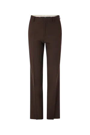 Straight Leg Pant - Brown