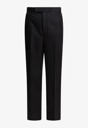Straight-Leg Tailored Pants