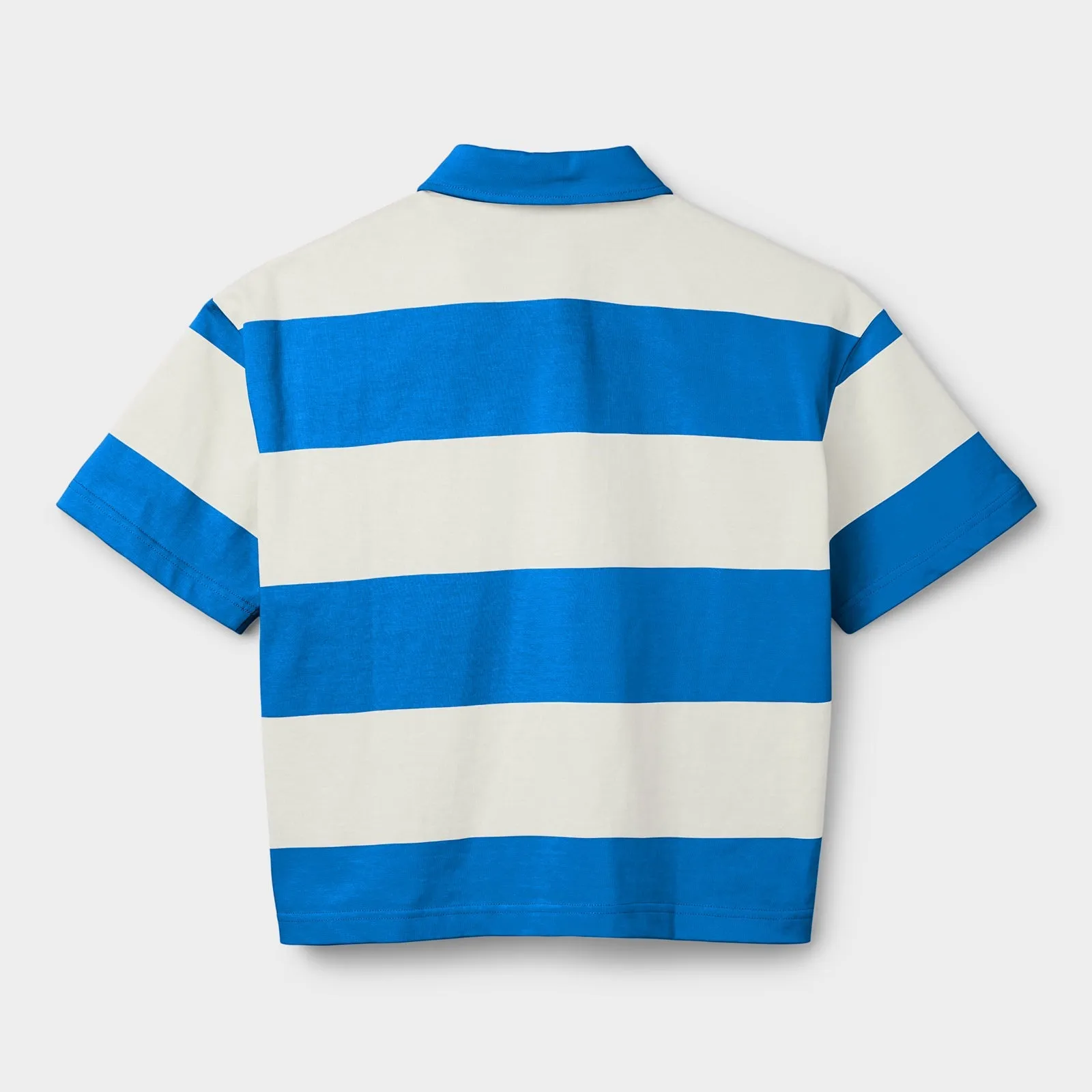 Stripe Marine Cropped Polo