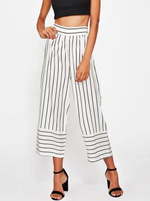 Striped Wide Leg Pants