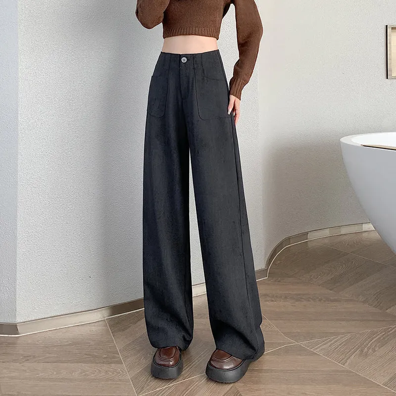 Stylish Loose Fit Women's Straight Leg Trousers with a Flattering Look