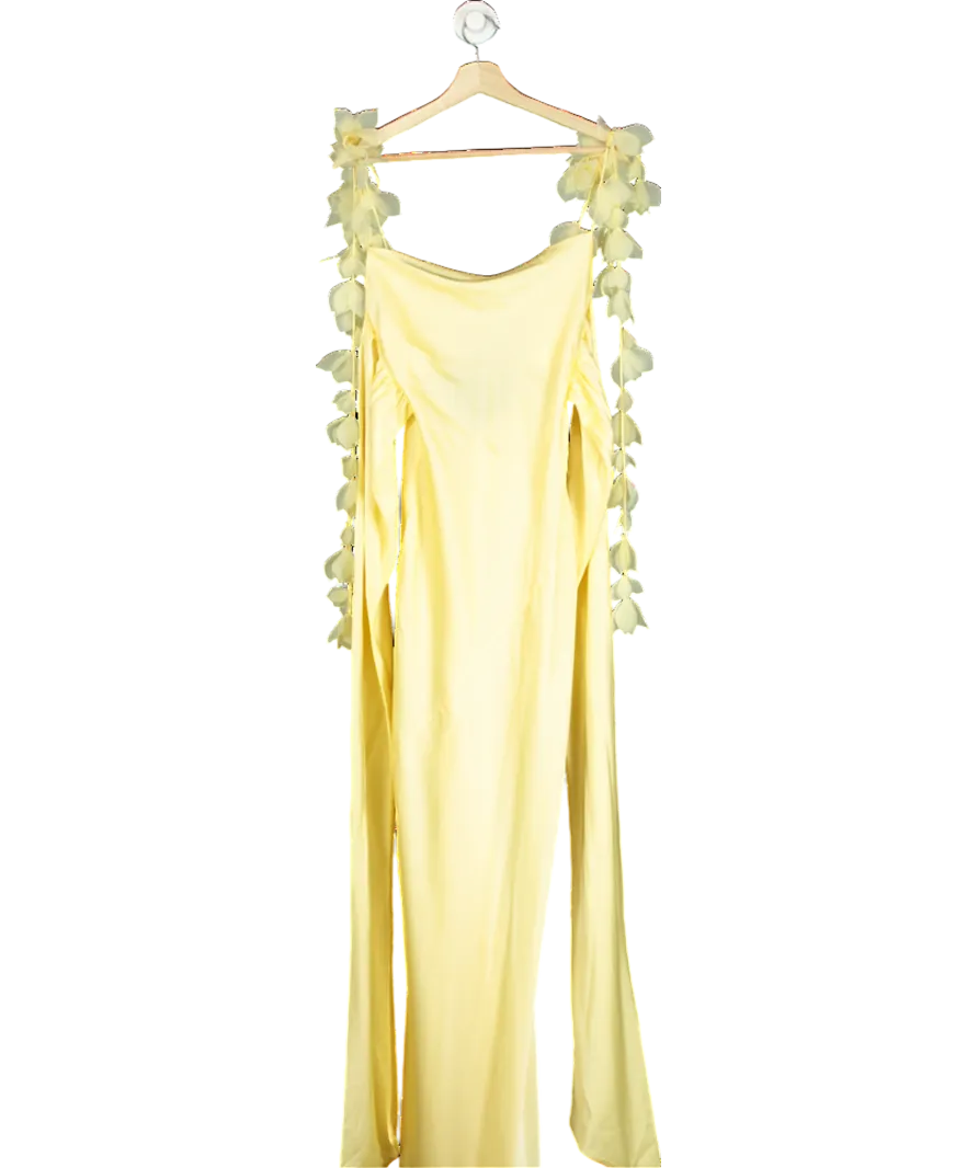 Sydney Lane Yellow Tilly Floral Slip Dress UK XS