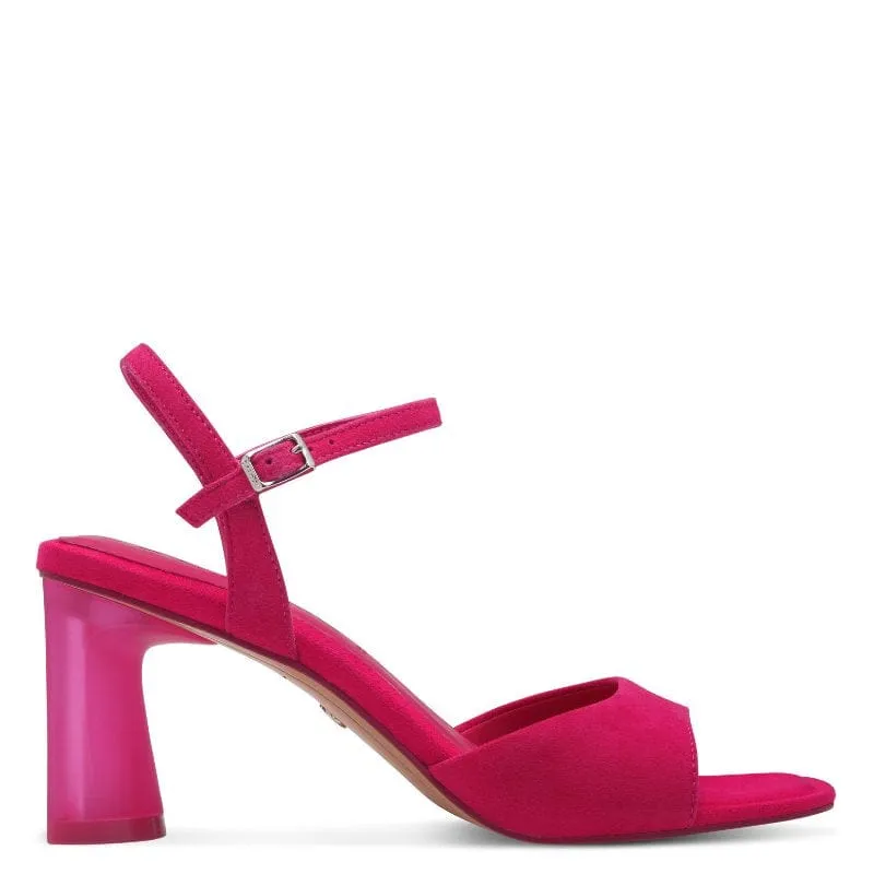 Tamaris Womens Pink High-Heel Sandal 1-28340-44