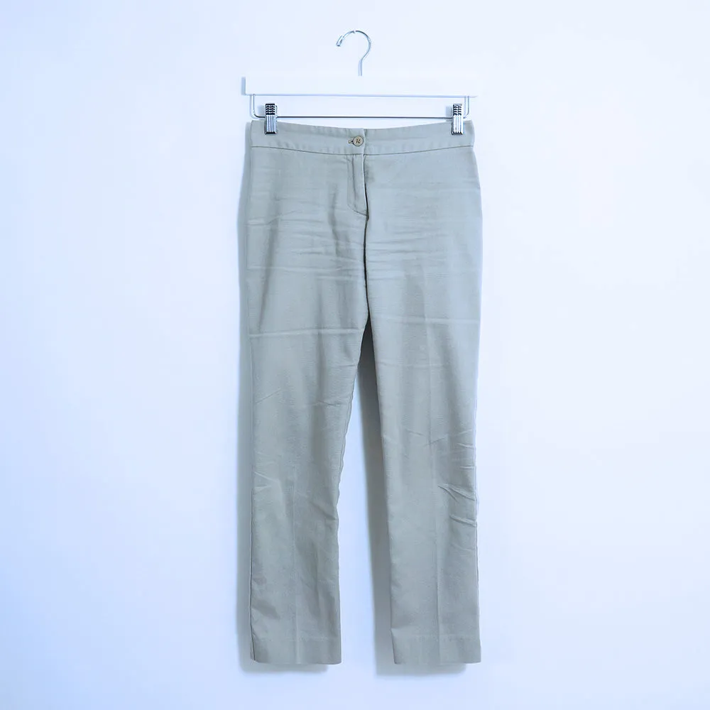Tan Taper Leg Pants | ALPHONSINA