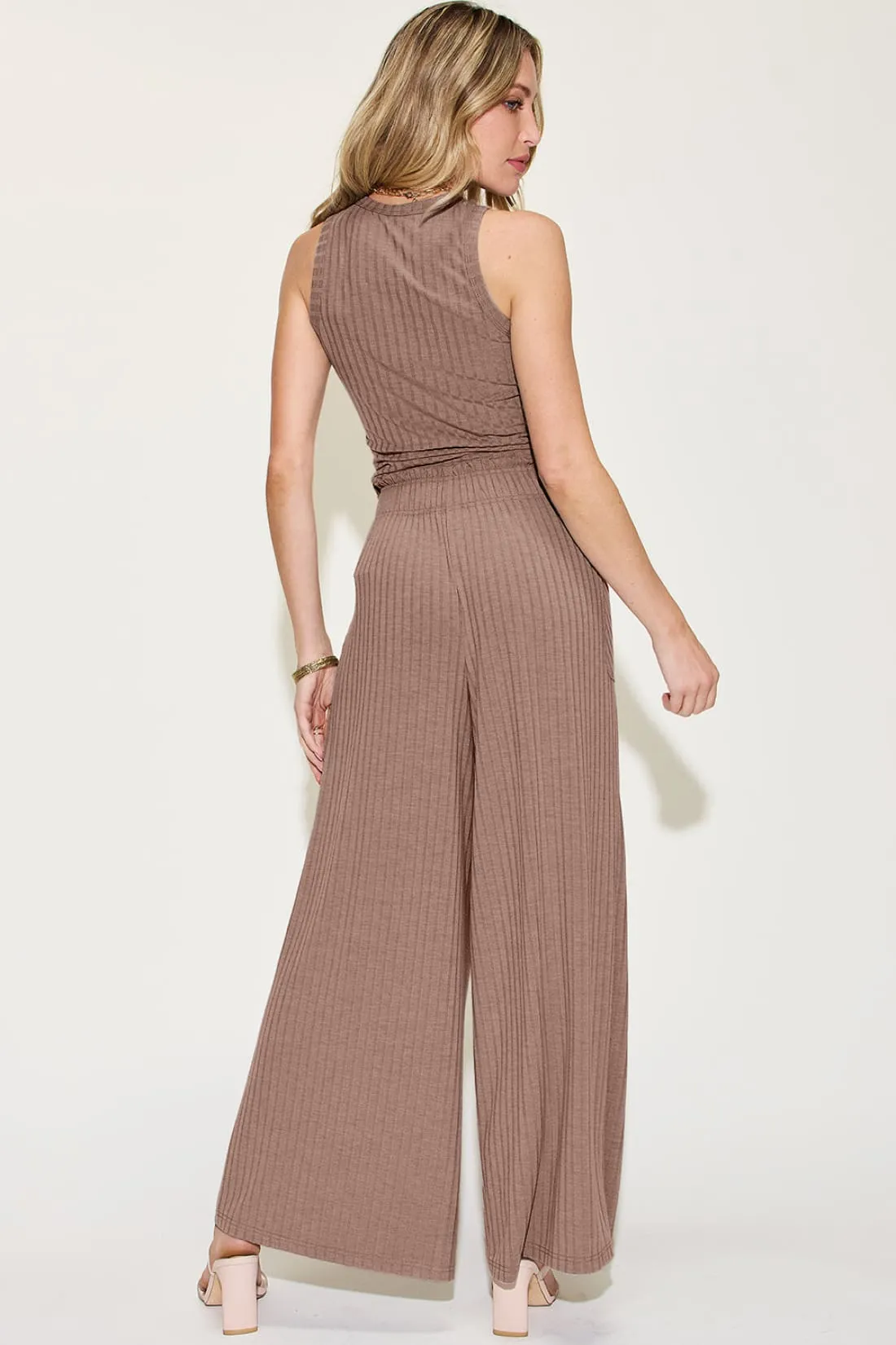 Tank and Wide Leg Pants Set
