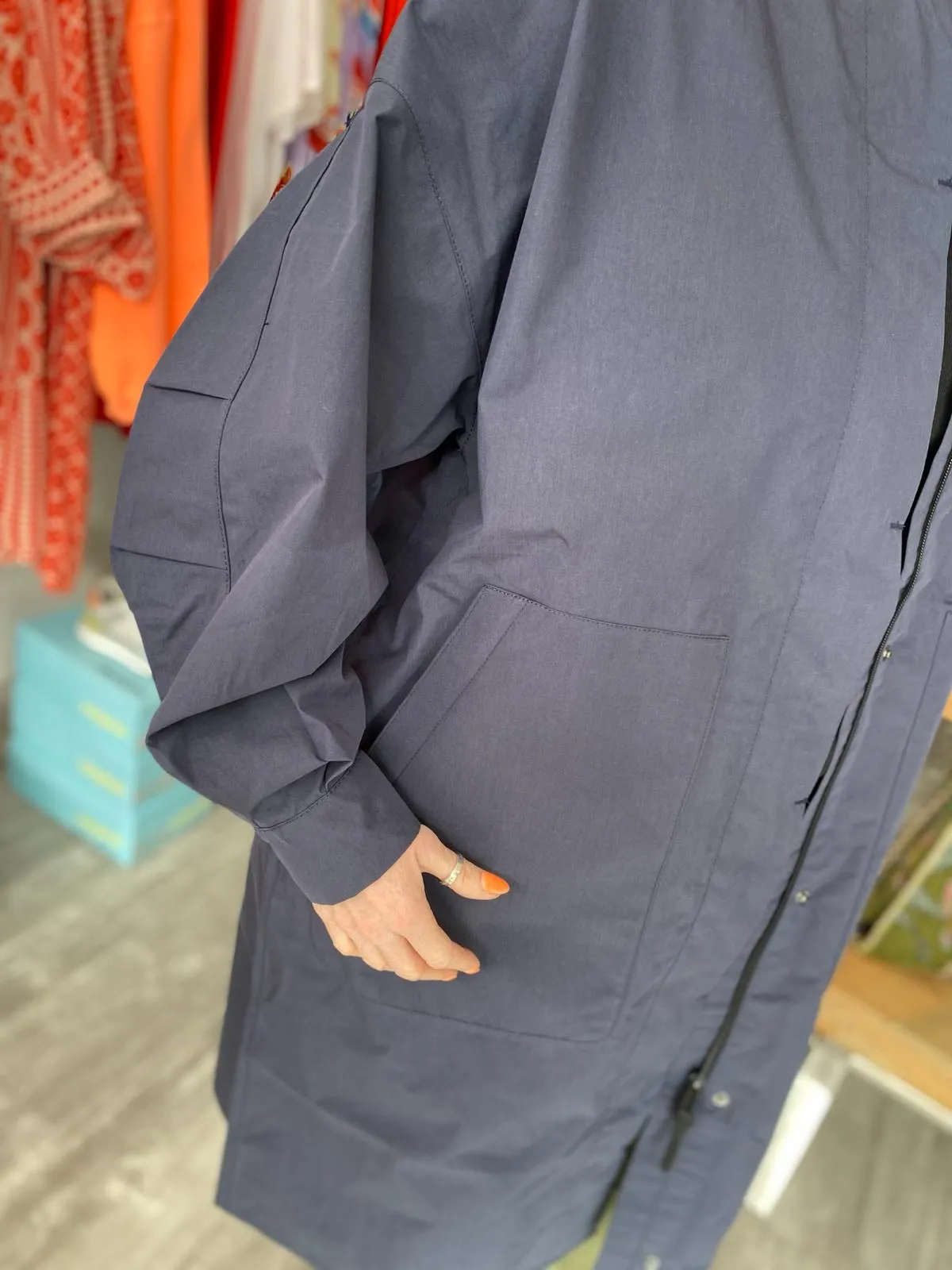 Tanta Orballo Trenchcoat - Navy
