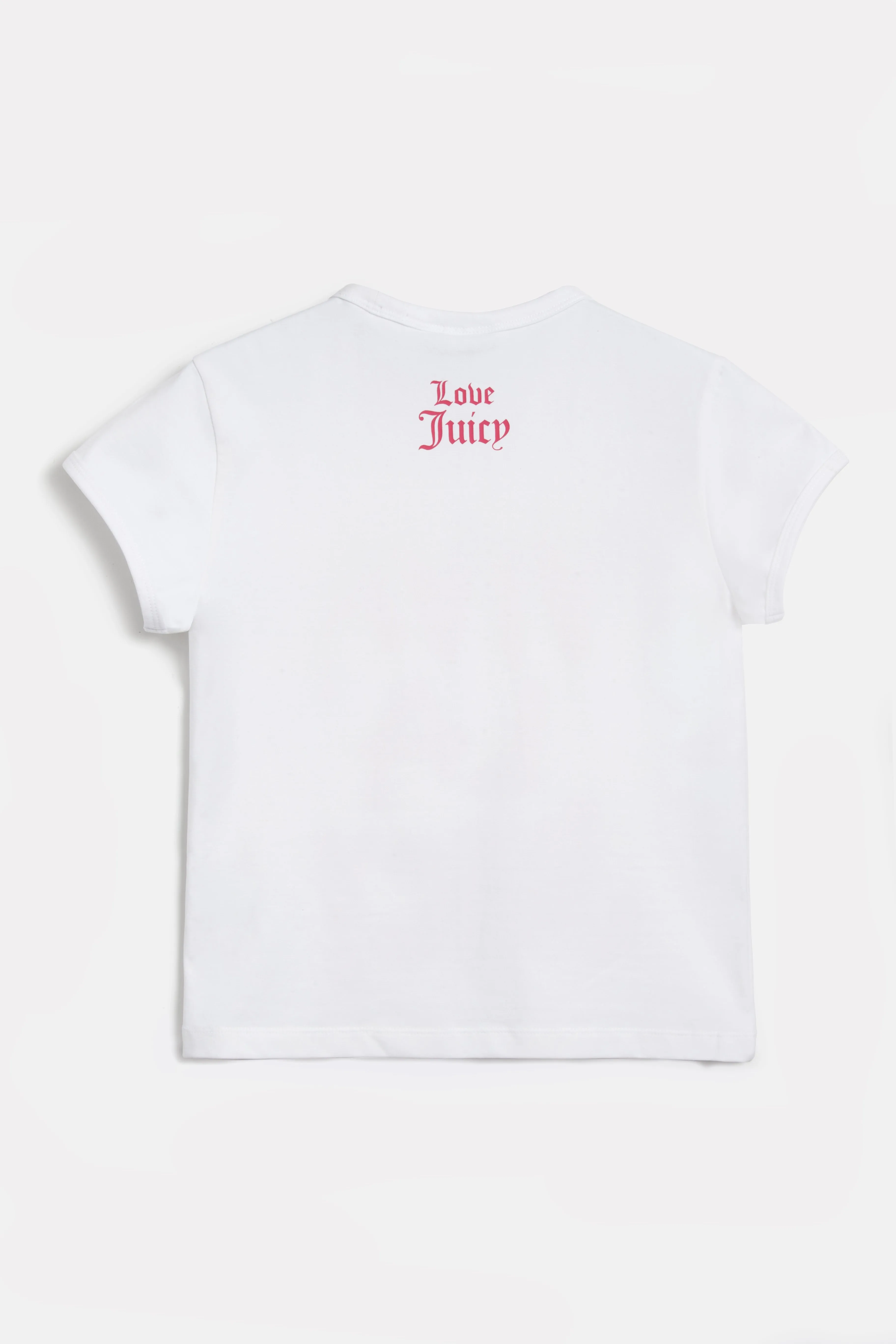 THE ICONS | WHITE 'VIVA LA JUICY' BABY TEE