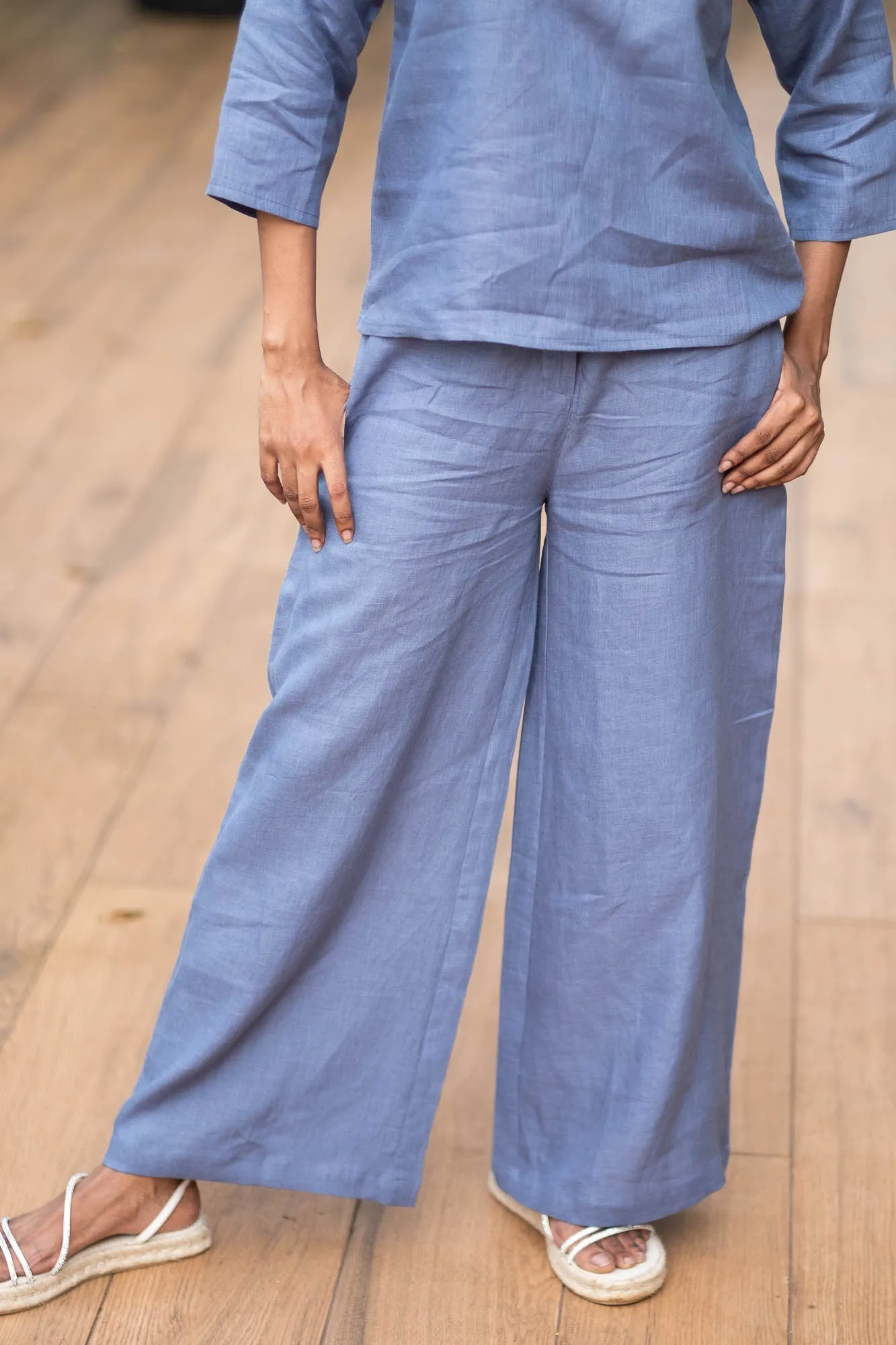 The Linen Wide Leg Pants