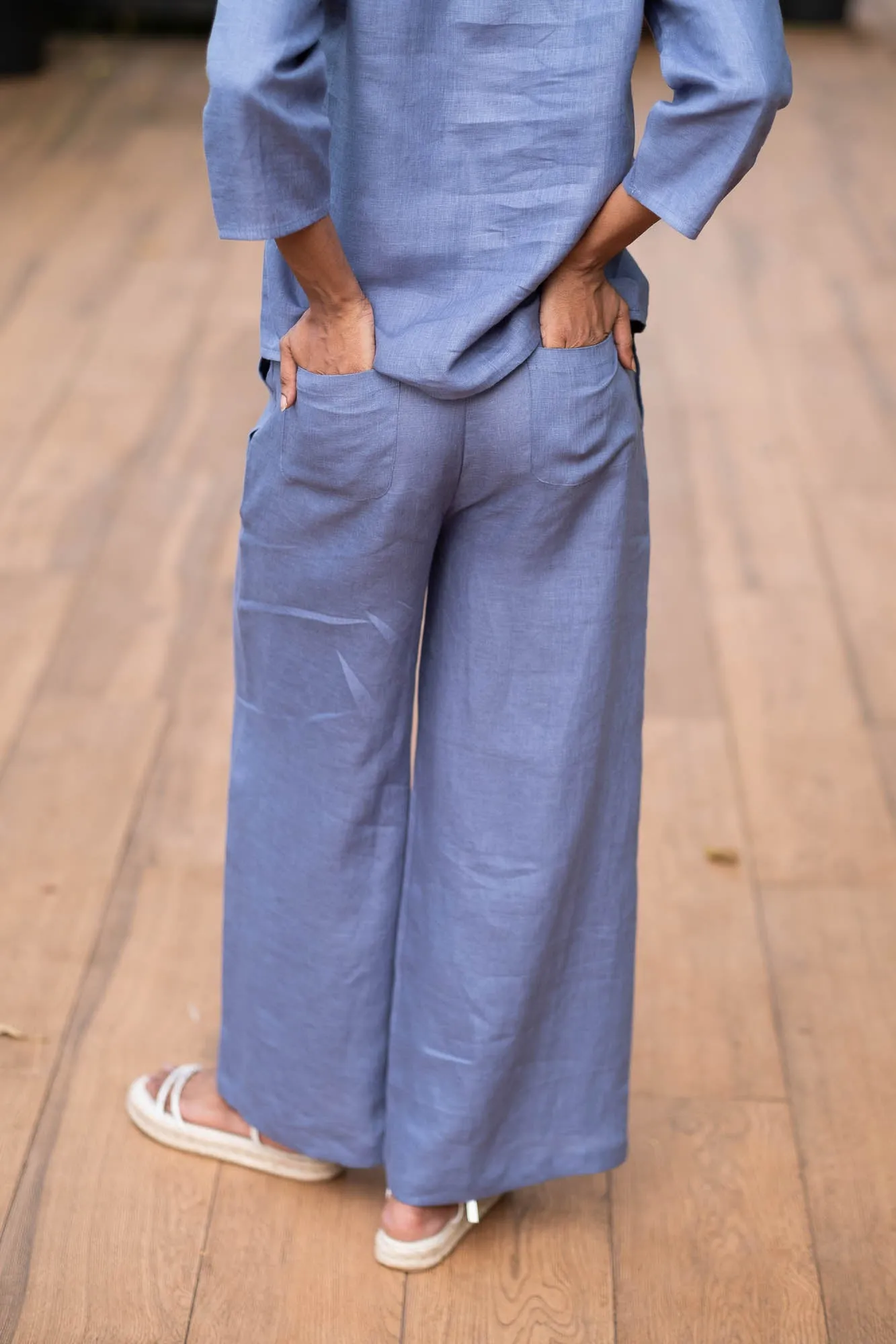 The Linen Wide Leg Pants