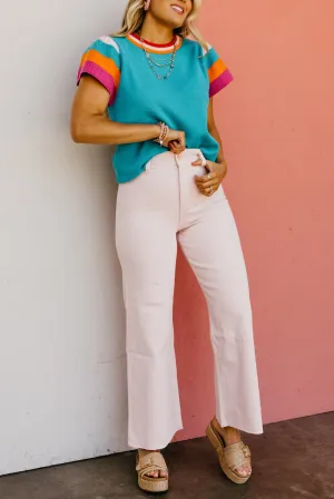 The Luciano Straight Wide Leg Denim Pants