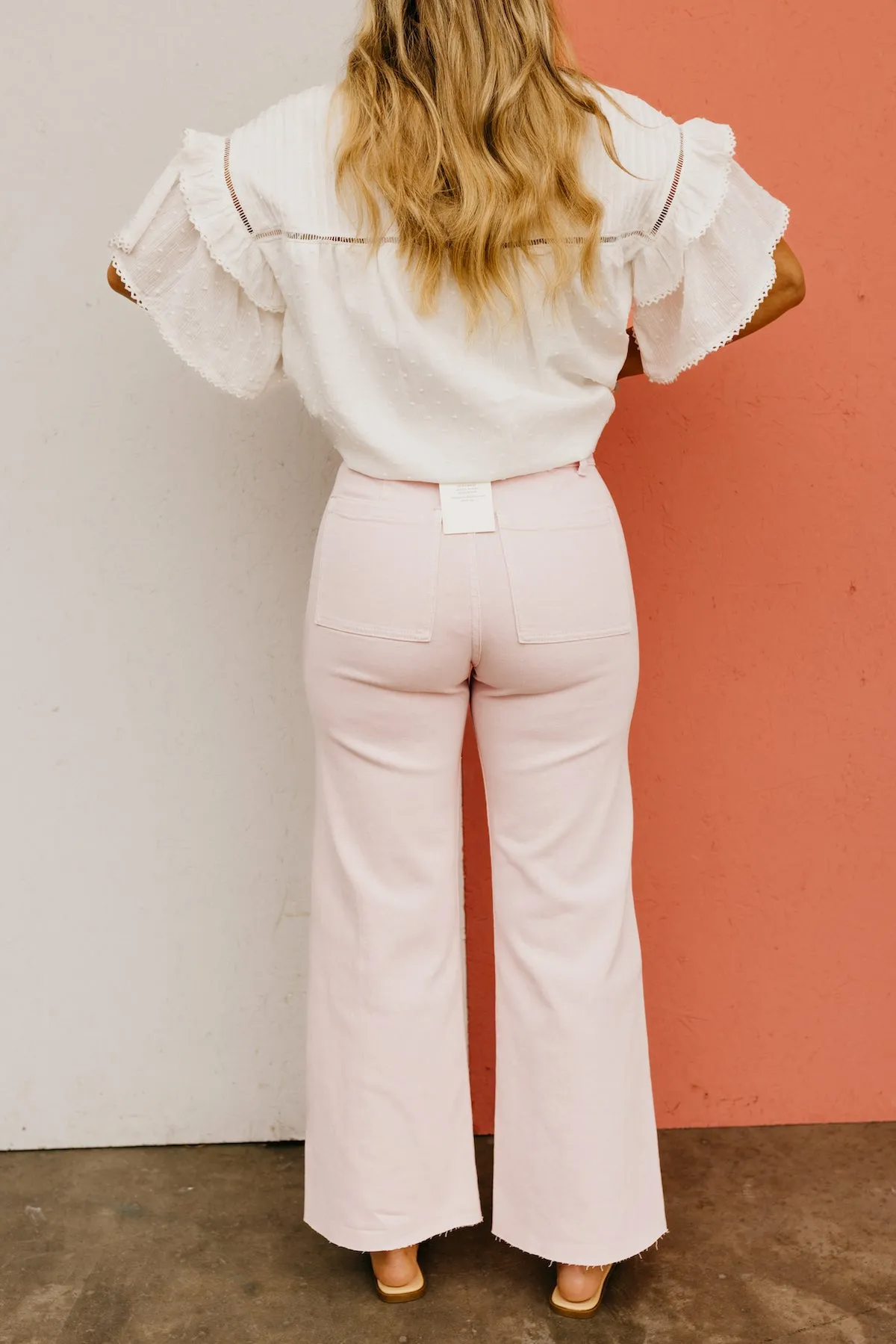 The Luciano Straight Wide Leg Denim Pants