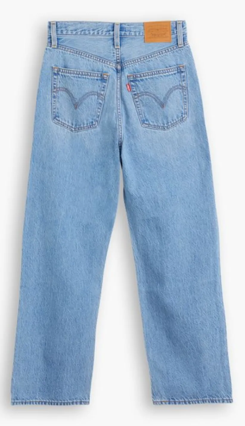 The Ribcage Straight Ankle Jeans by Levi's - In The Middle