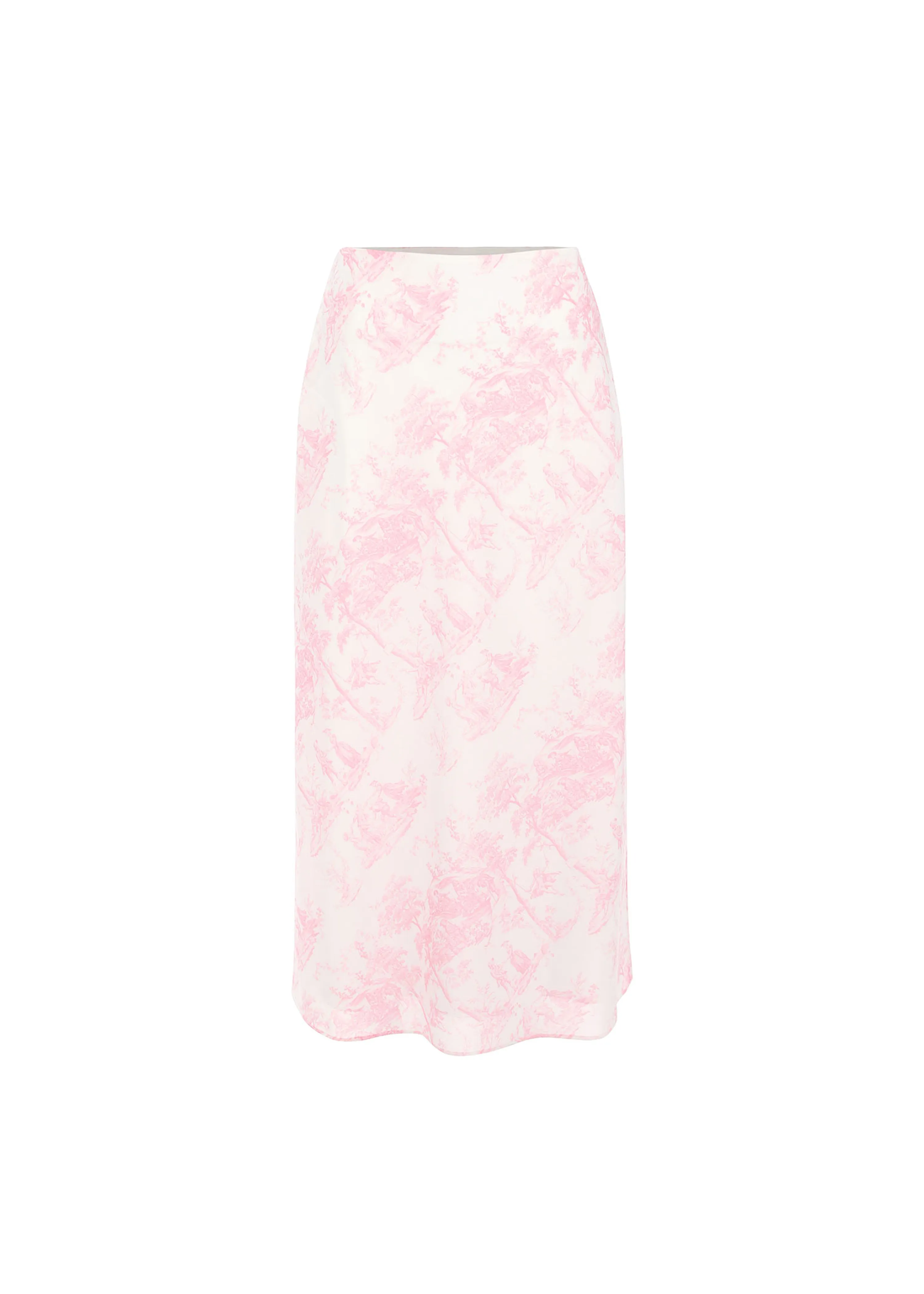 The Romance Slip Skirt in Pink Luxembourg