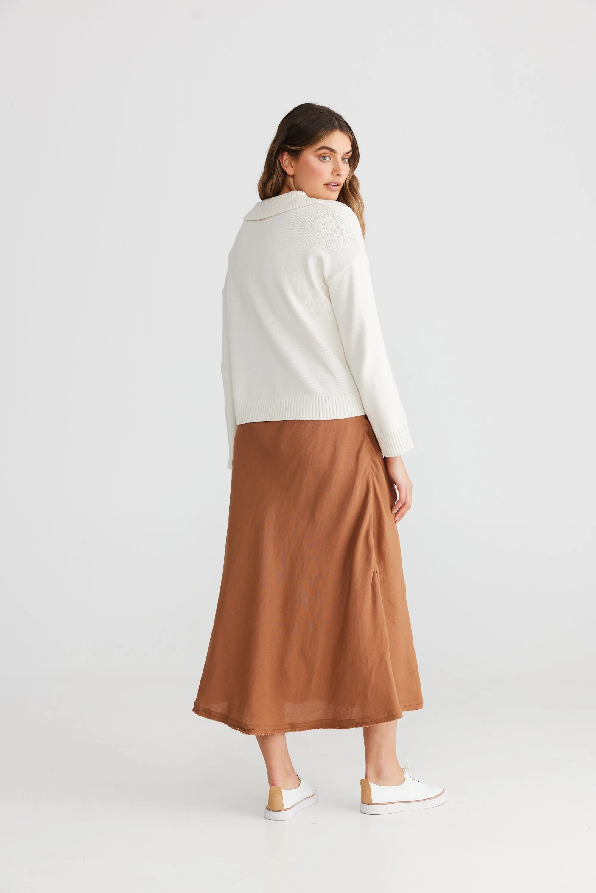 The Shanty Sicily Skirt - Terracotta