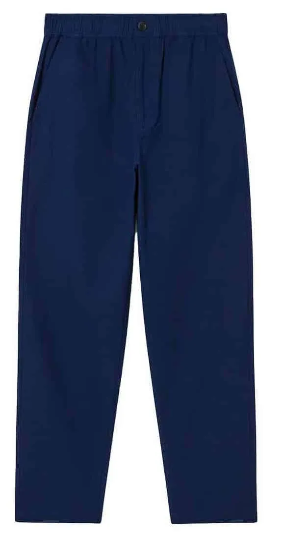 THINKING MU Light travel pants blue night men
