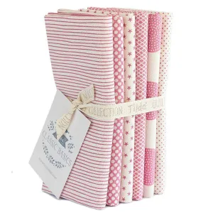 Tilda Classic Basics - Fat Quarter Pack - Pink (6)