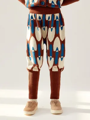 Trowel Knitted Pants by Momohanipopo