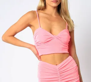 Twisted Front Cropped Top