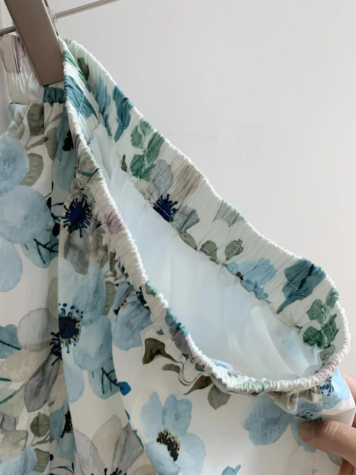 Vintage High-waisted Patchwork Maxi Skirt for Women