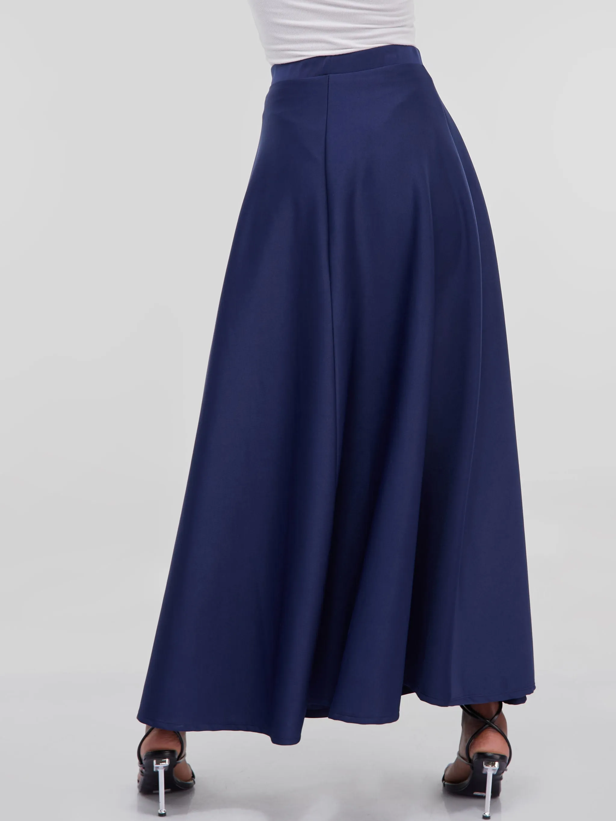 Vivo Hema A-line Maxi Skirt - Navy Blue