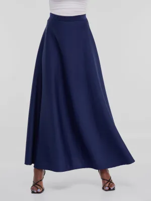Vivo Hema A-line Maxi Skirt - Navy Blue