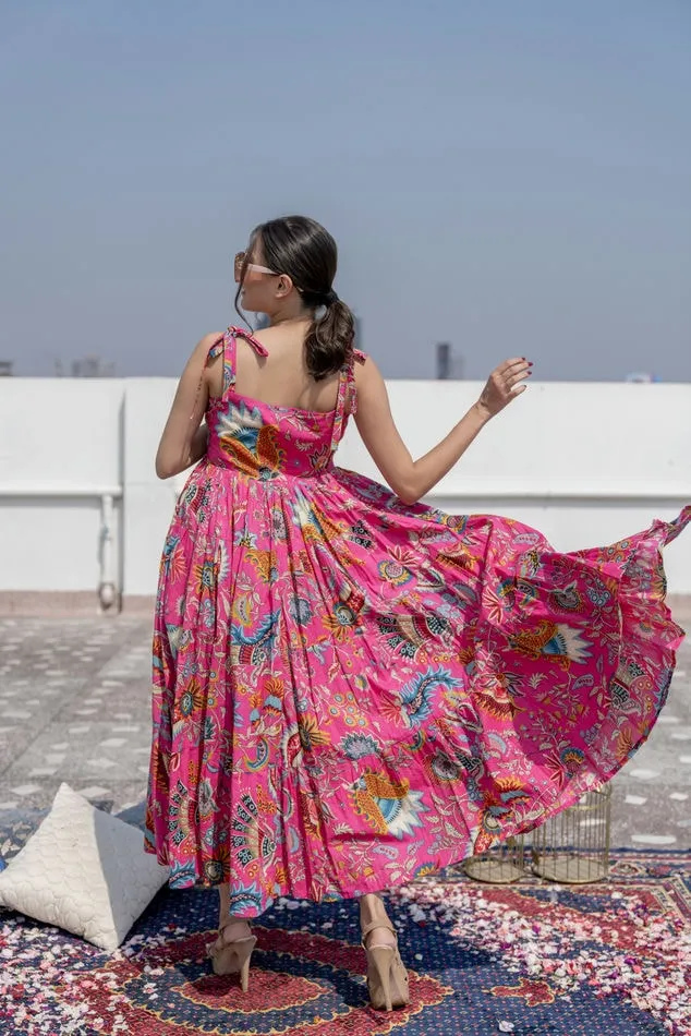 Wasabi Dress - Hot Pink