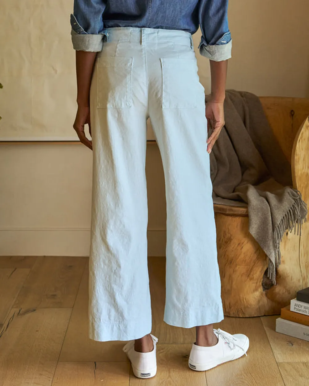 Wexford Linen Trouser in Sea Breeze